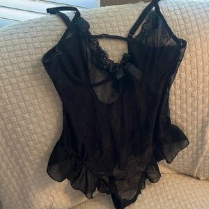 ⚡️ONE WEEK LEFT BEFORE DONATION⚡️ Black Lace Bodysuit Lingerie from Paris